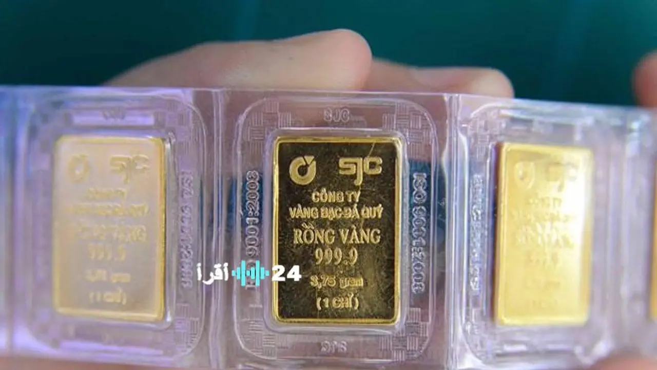 تراجع أسعار الذهب وانخفاض سعر شركة SJC بمقدار 2.5 مليون دونغ للأونصة